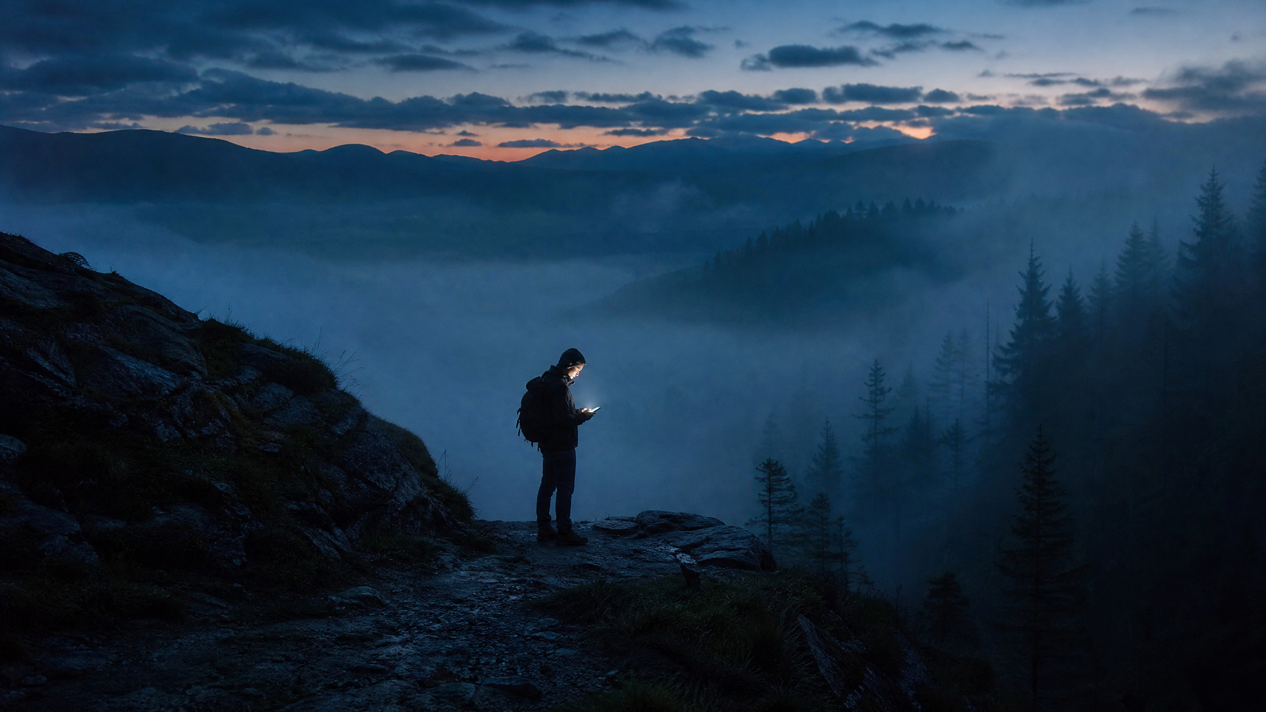 Wanderer im Nebel